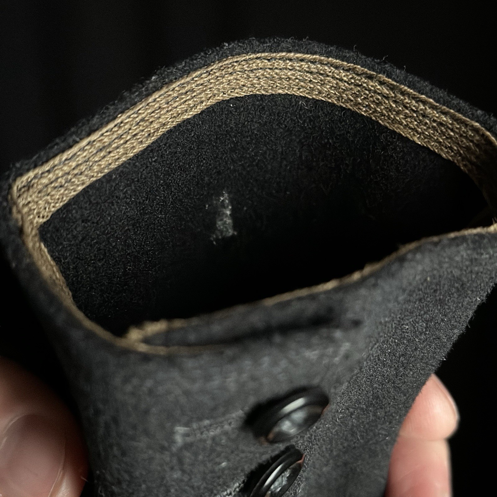 Antique Pair of Wool 6 Button Ladies Spats, Vintage Footwear, Lot 10