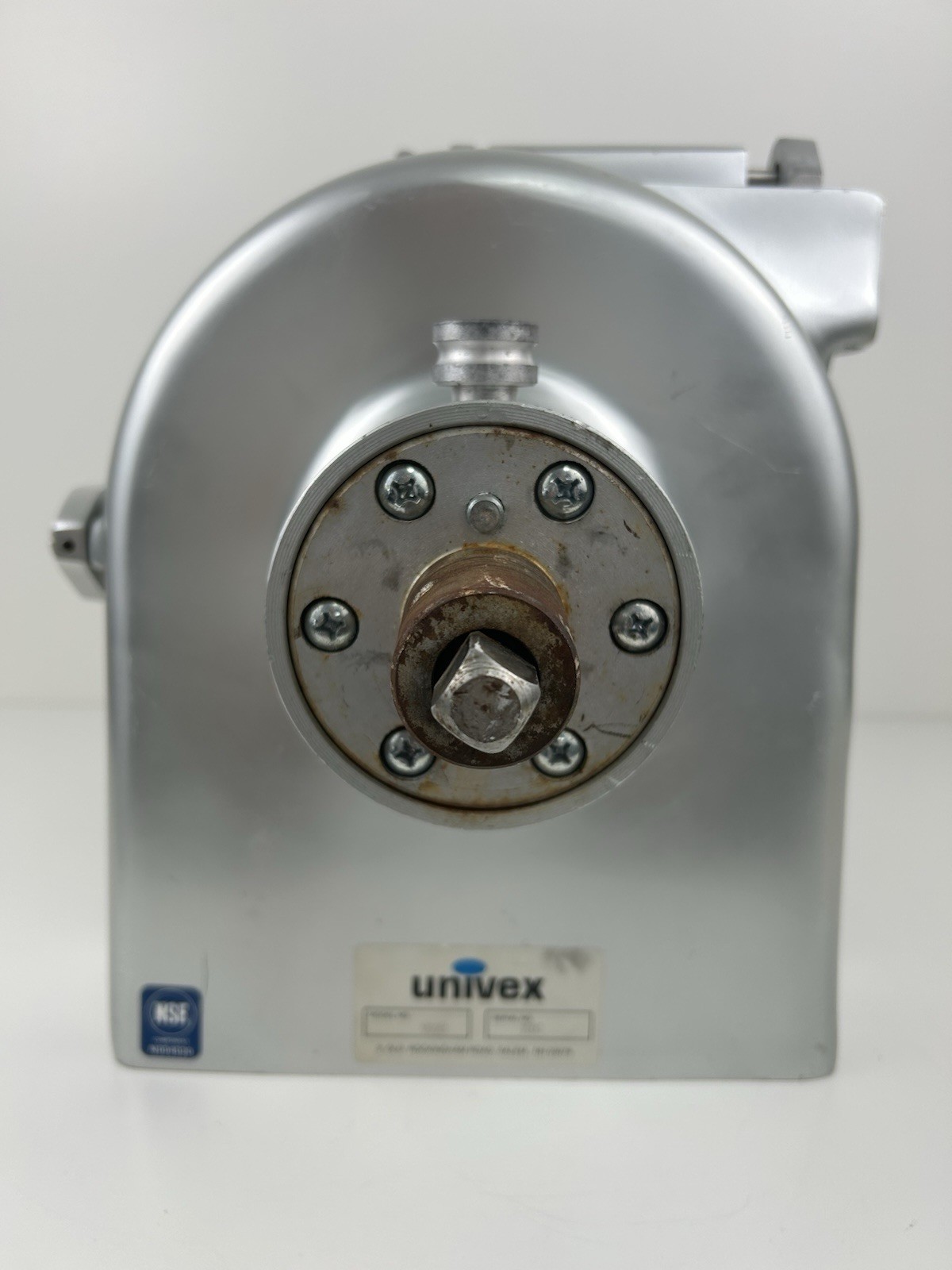 Univex VS9H Vegetable Cutter Attachment w/ Disc Plate Holder & Shredder/Grater