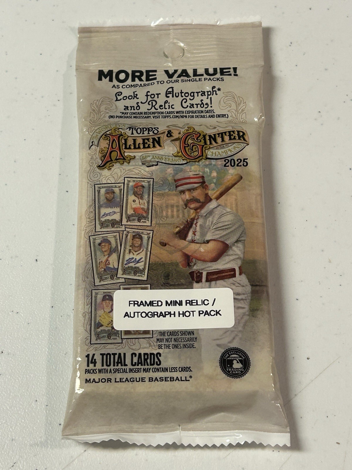 FRAMED MINI RELIC or  AUTOGRAPH 2025 TOPPS Allen & Ginter GUARANTEED HOT PACK