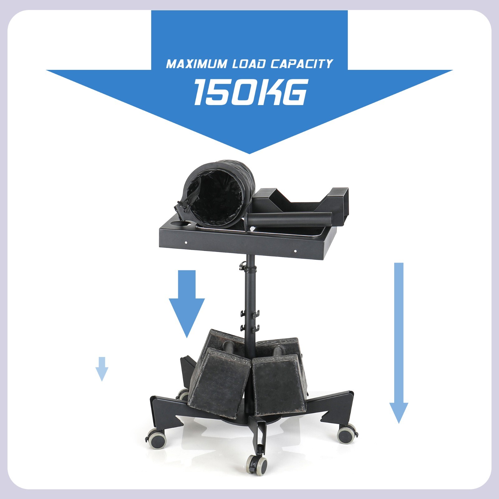 Tattoo rolling tray portable tattoo tray tattoo stand Moblie tattoo workstation