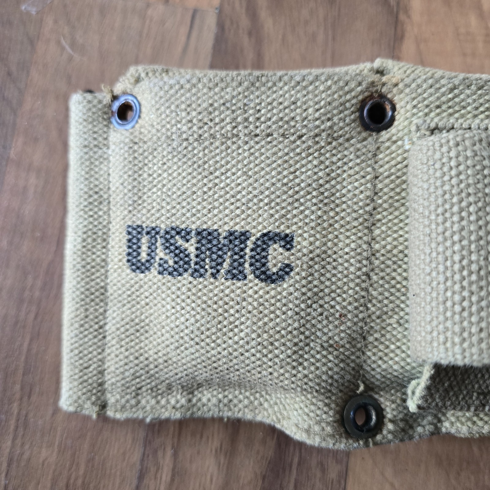 USMC Cartridge Belt Suspenders Canteen First Aid Wharton Mfg For Reenactment