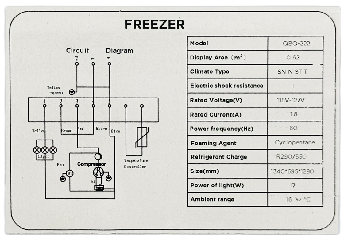 14 Pan Ice Cream Gelato Freezer Display Case 53"