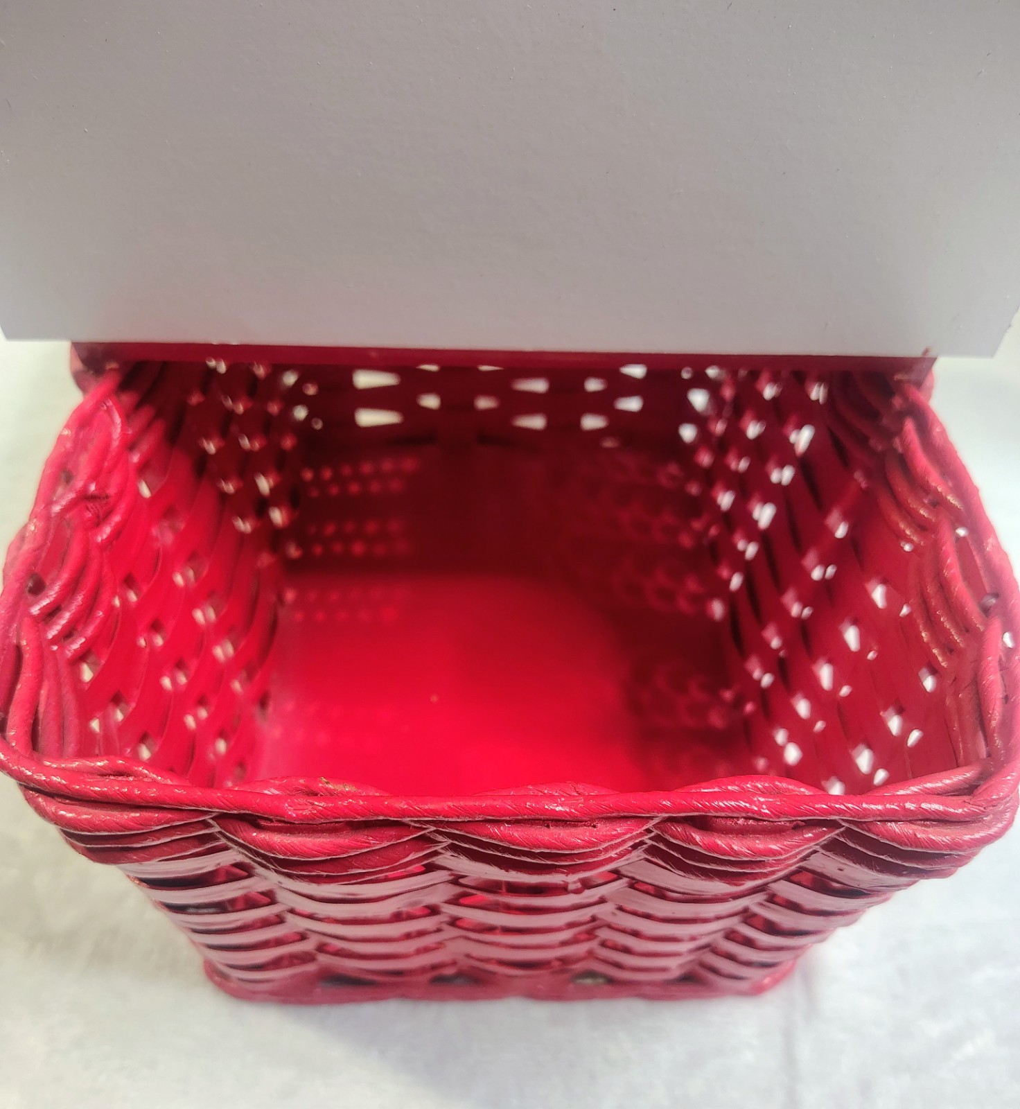Red UTZ Quality Foods Inc Potato Chips PA Advertising Basket 12.5"x9.5"x8.5"
