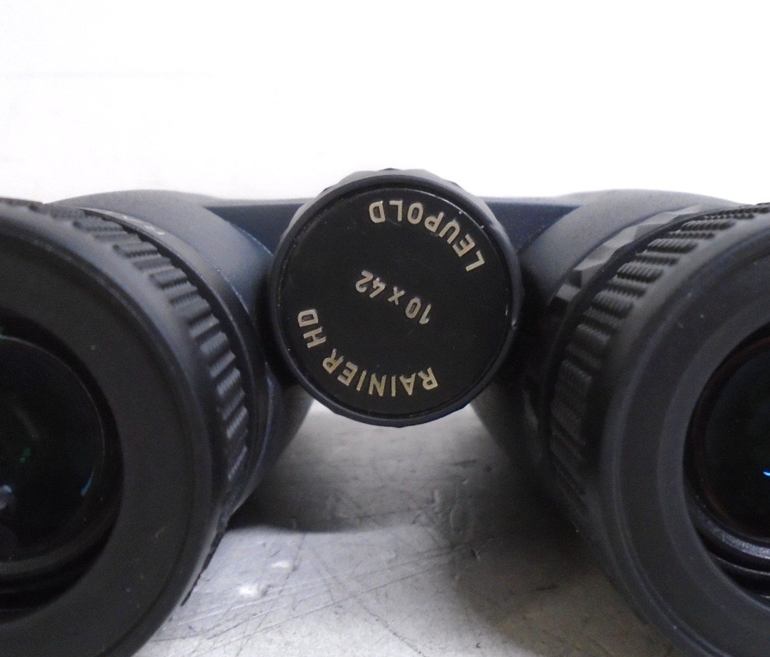 Leupold Rainier HD 10 x 42 Binocular w/ Lens Pen & Chest Harness Case | Black