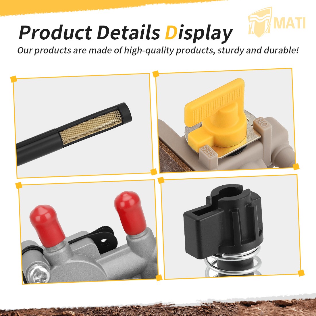 Fuel Pump & Fuel Valve Petcock For Polaris Magnum 425 95-98 Scrambler 500 97-01