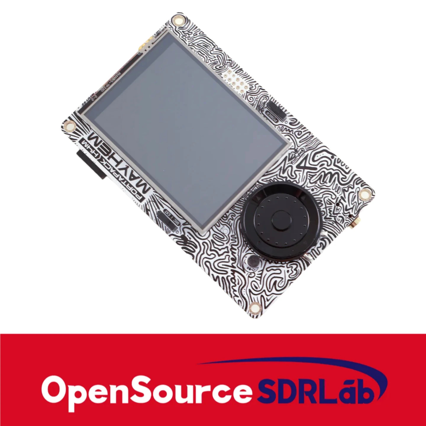 Portapack H4M Spectrum Analyzer & Transparent Shell with speaker&Lithium Battery