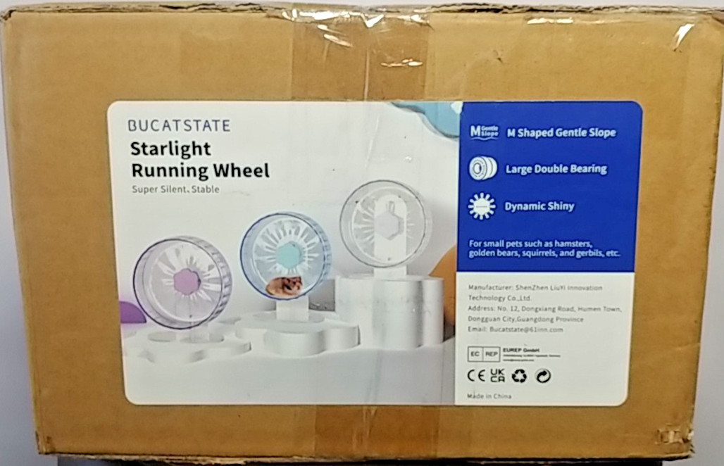 Bucatstate Starlight Running Wheel Super Silent Stable 26cm = 10.24" NIB Hamster