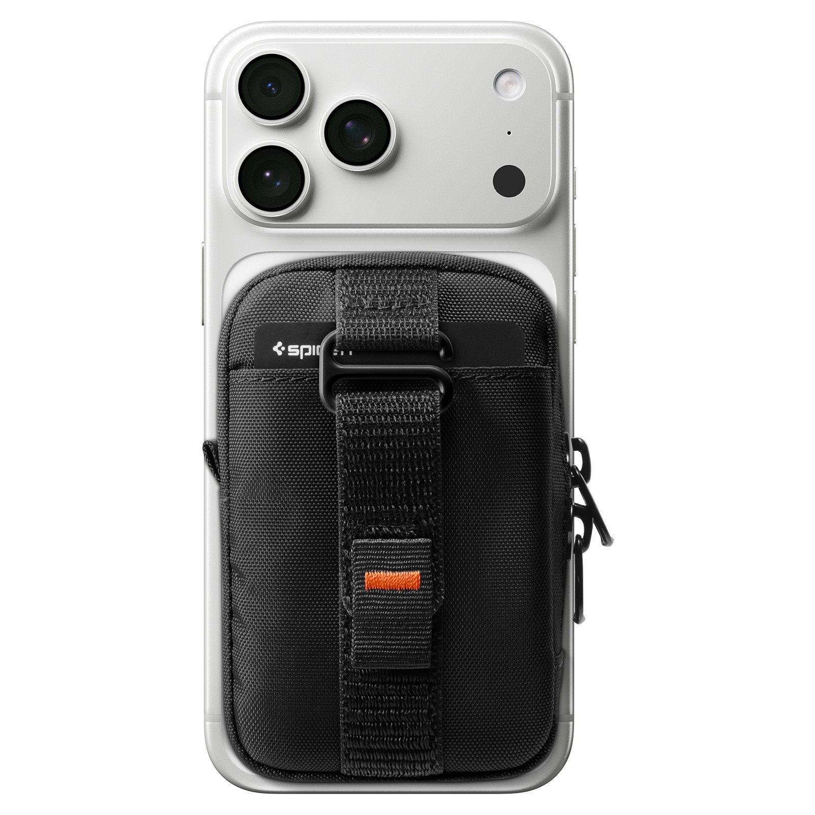 For iPhone Magsafe | Spigen Tintap Zip Nylon Card Holder Mag Fit