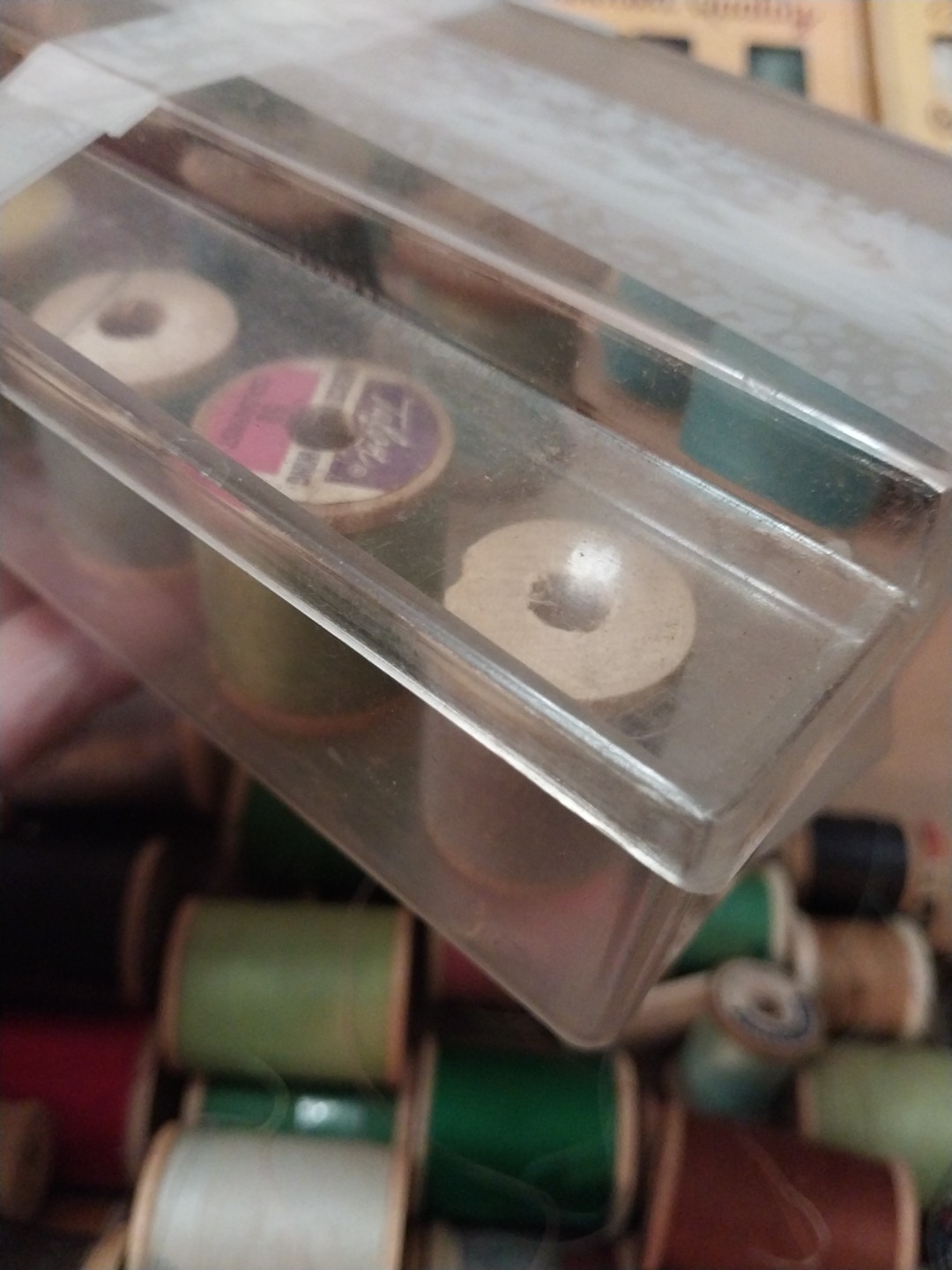 Vintage Fleischers Controlled Mercerized Thread New And Used Box Dated 1936