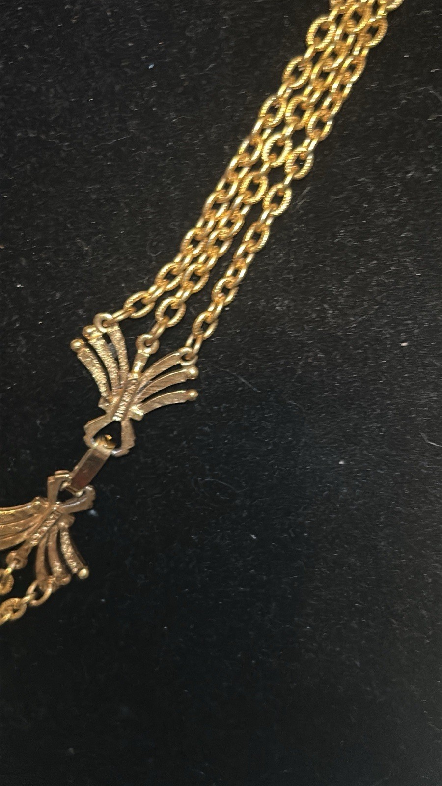 Vintage Florenza Revival Layered Necklace Signed