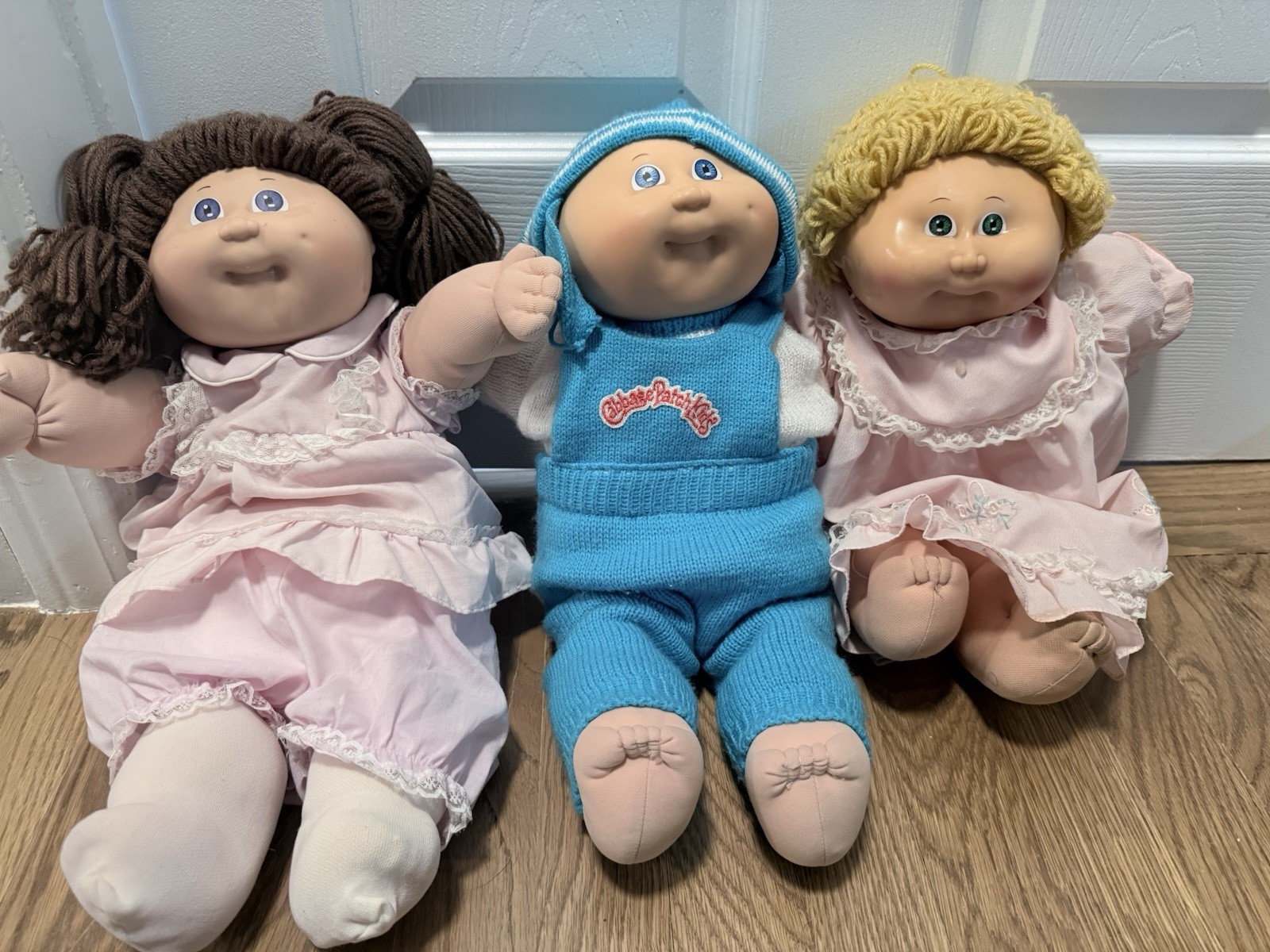 Lot of 3 Vintage 1982 Cabbage Patch Dolls