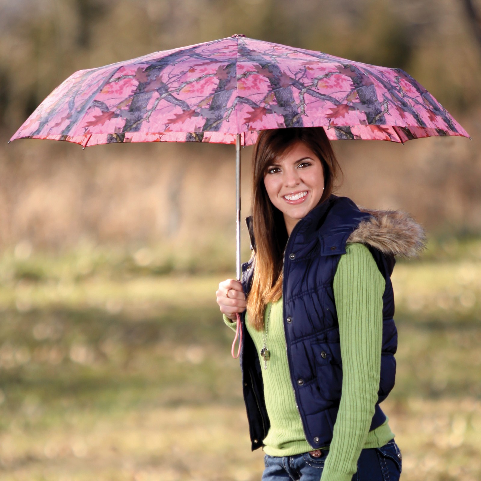 Rivers Edge Products 40-Inch Automatic Umbrella with Pouch, 12-Inch Closed