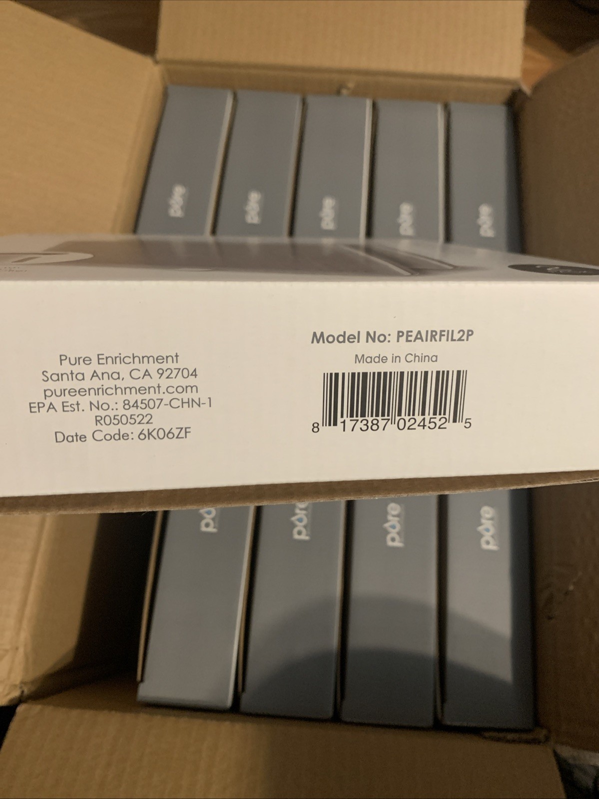 Pure Enrichment 3-in-1 True Hepa Air Filter Replacement 2-Pack PureZone - NEW