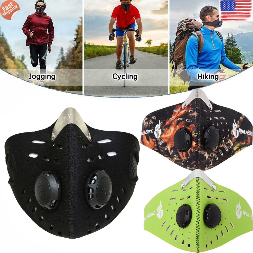 Dust Masks with 5 Carbon Filters for Woodworking Outdoor Anti-Fog Breathable