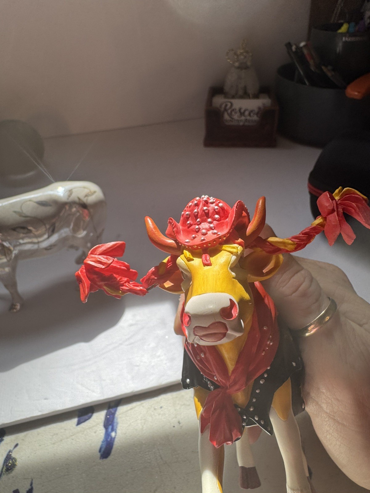 Cow Parade Lot Of 3 Figures *READ DESCRIPTION* Beautiful