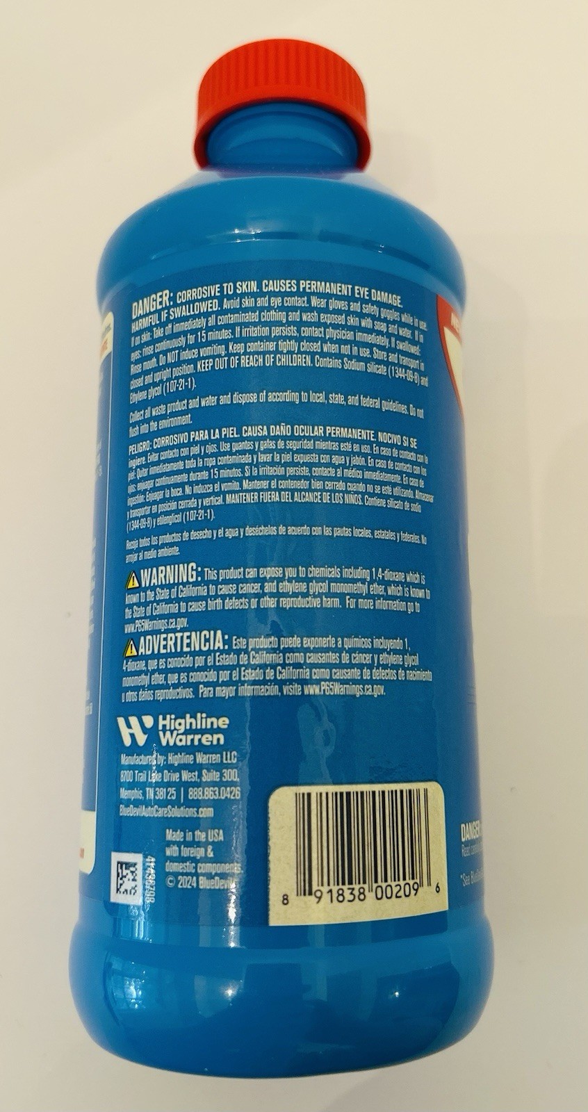Blue Devil Head Gasket Sealer ~ Pour-N-Go! ~ NEW ~ 16 Oz Bottle ~ BlueDevil ~