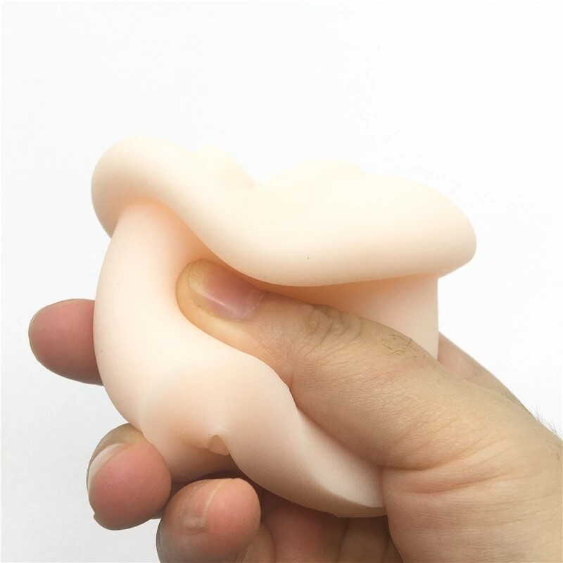 Realistic Silicone Soft Sleeve Insert for Penis Pump Enlagement Vacuum Pump Ring