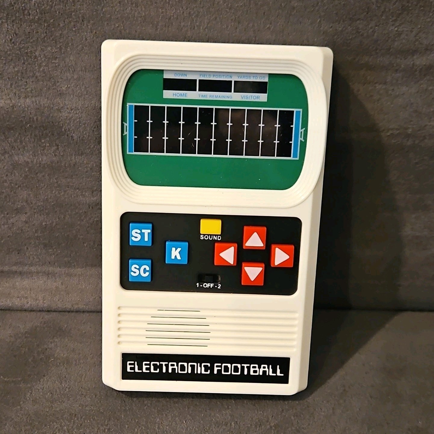 New Basic Fun Electronic Football Handheld Electronic Game Battery Operated