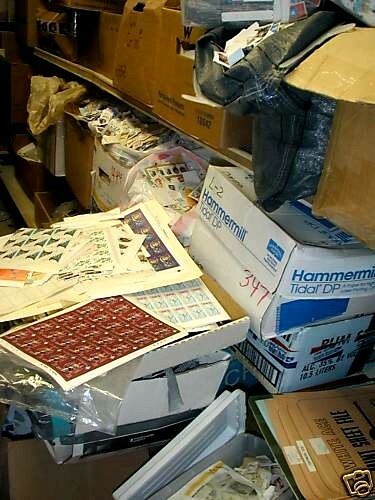 1000000's STAMPS COLLECTION-Lot of 100+ALBUMS-GLASSINES-MINT-SET-Used-UNSEARCHED