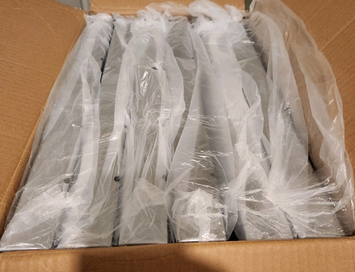 6PCS Commercial Hood Filters Stainless Steel 6 Grooves Range for Kitchen Exhaust