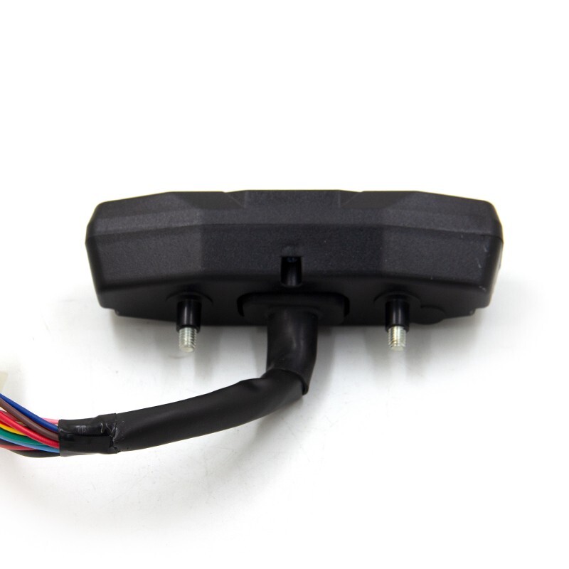 Universal motorcycle LCD digital speedometer mileage meter waterproof instrument