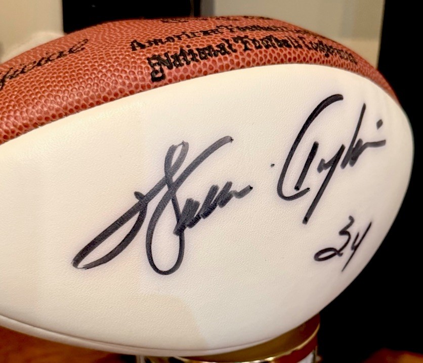 Walter Payton Signed Wilson Football. Beautiful. Guaranteed Original