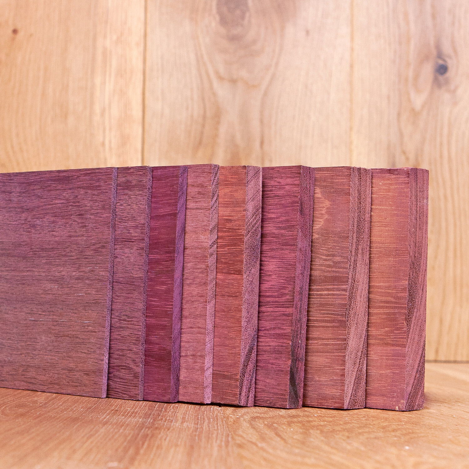 1/8", 1/4", 1/2" & 3/4" S4S Purple Heart Dimensional Lumber