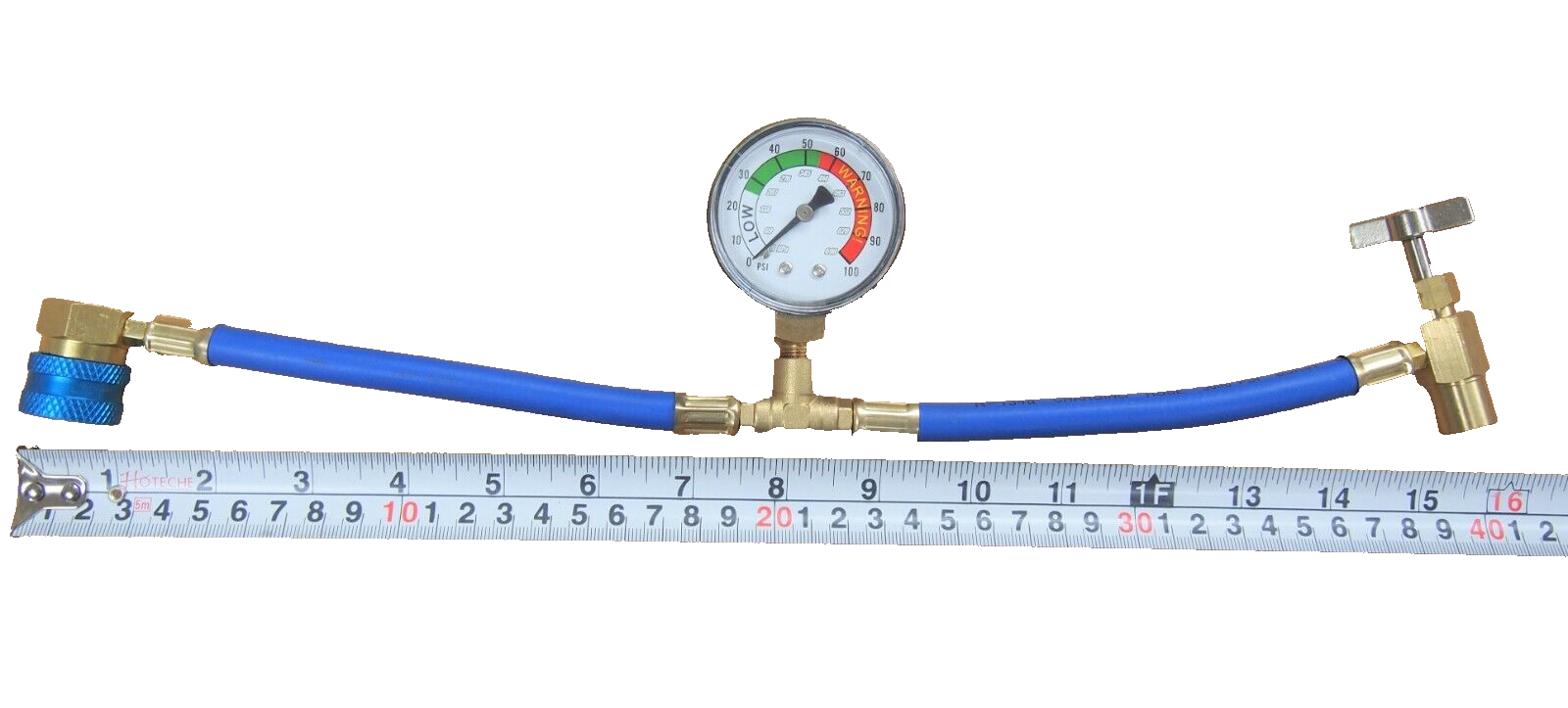 Self-Sealing R1234yf A/C Can Tap Gauge Hose Recharge AC Conditioning 1/2" ACME L