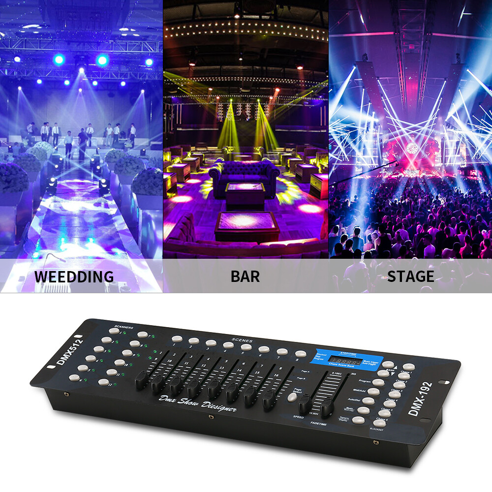 192 Channel Operator Console Controller For Stage DJ Party Lighting DMX 512
