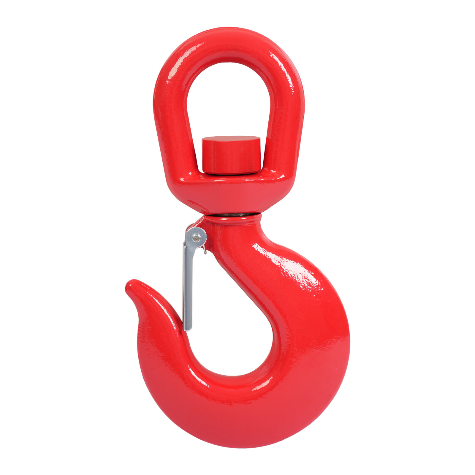 15T/33069.34lb Heavy Duty Swivel Lifting Hook Locking Swivel Hook w/Safety Latch