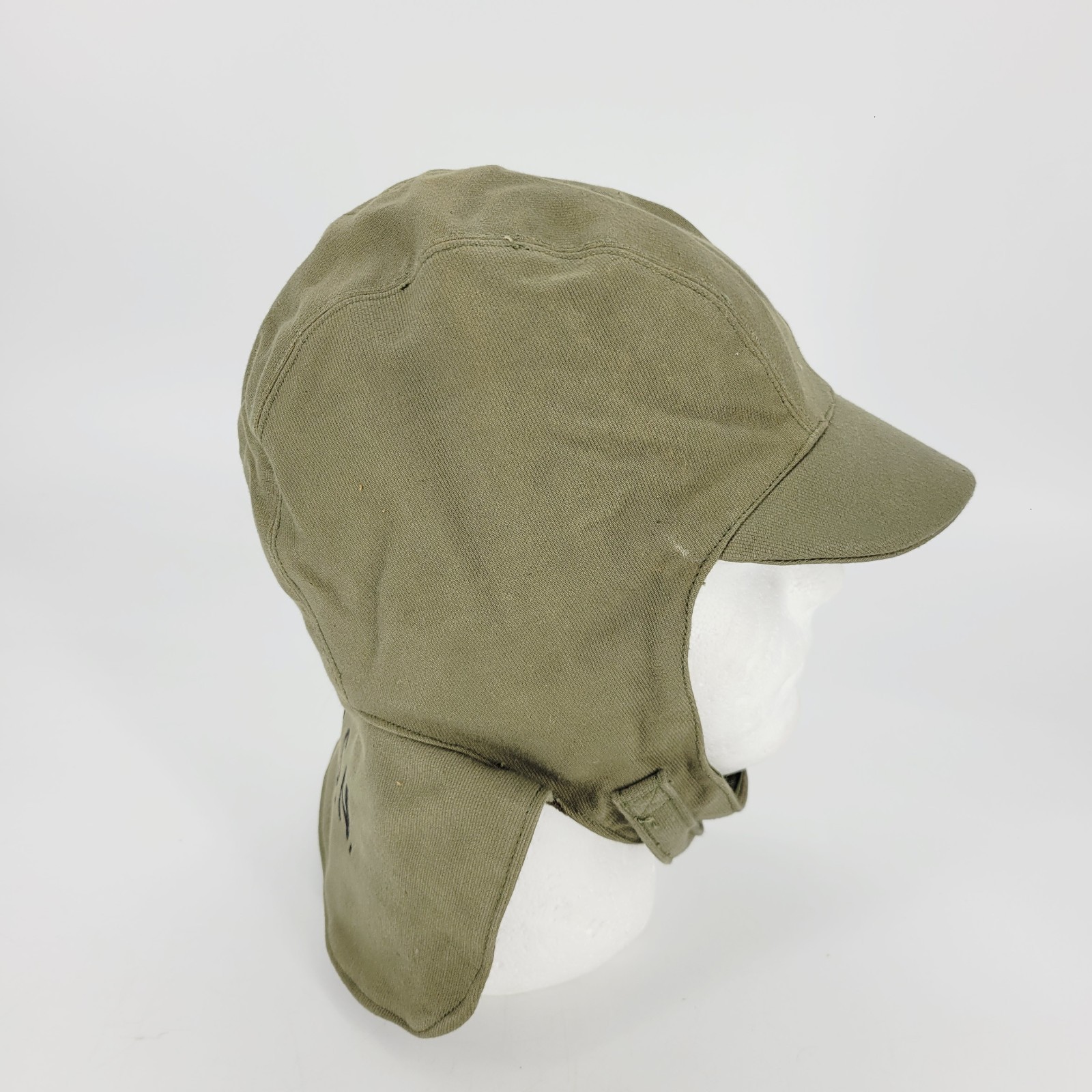 Vintage WW2 US Navy Foul Weather Flight Deck Cap Hat Size 7 1/4