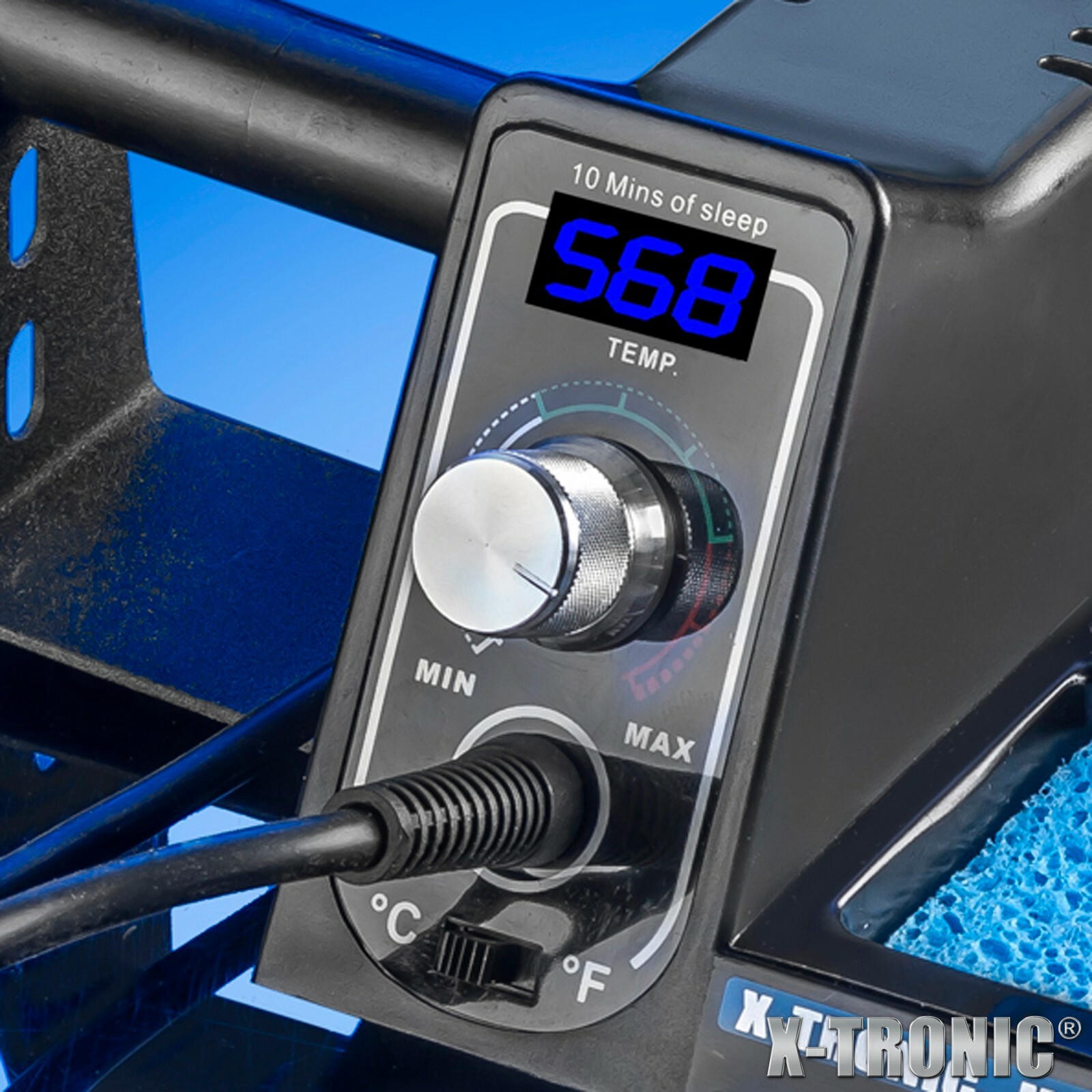 X-Tronic #3020-XTS 75 Watt Digital LED Display Soldering Iron Station Kit