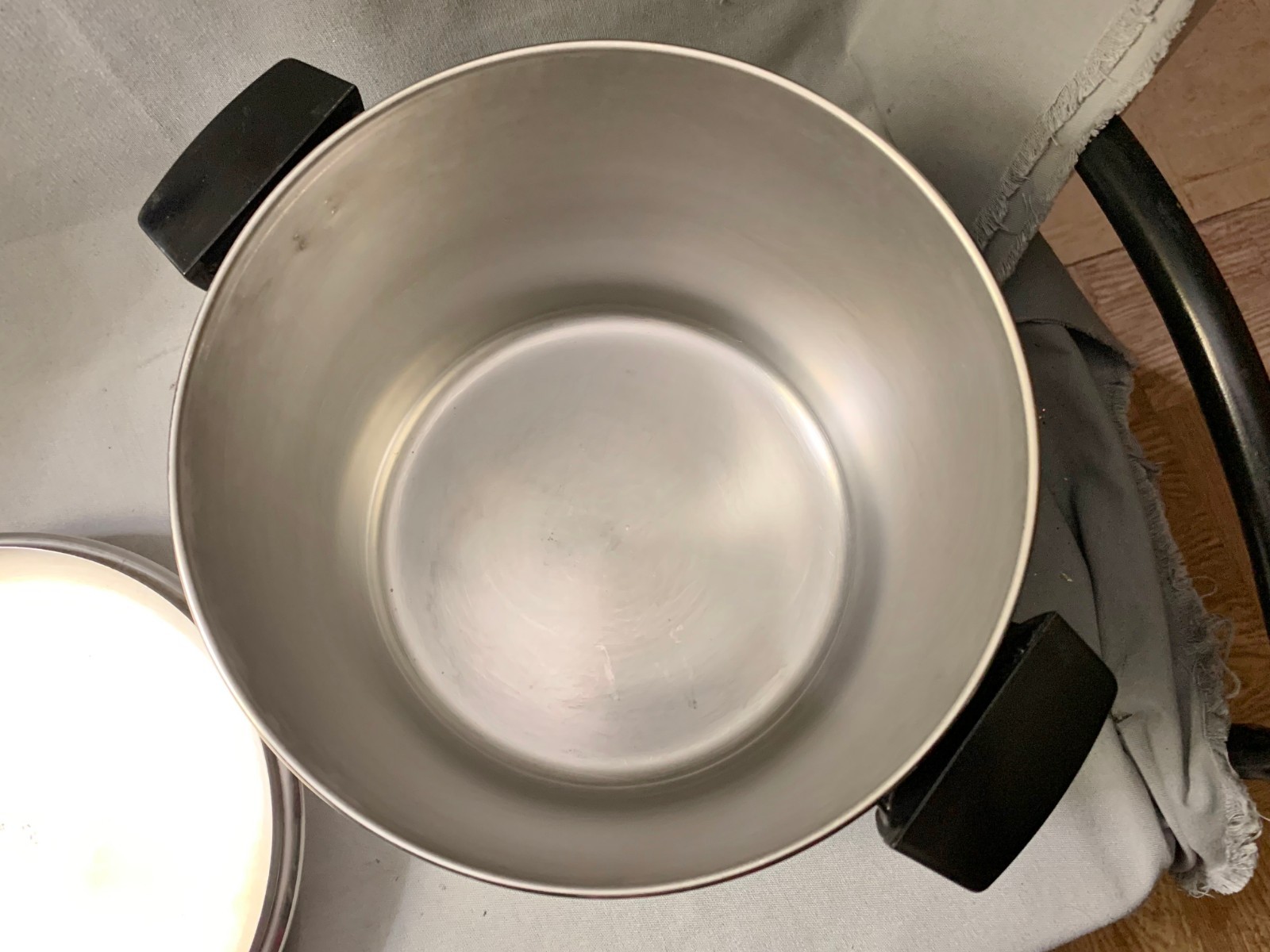 Vtg Revere Ware Stock Pot Dutch Oven 8 QT Copper Clad Bottom ROME NY 1979 RARE