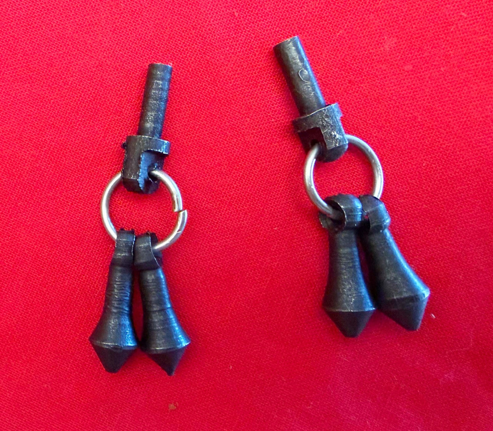 COWBOY VAQUERO Short STEEL  JINGLE BOBS Short Bell