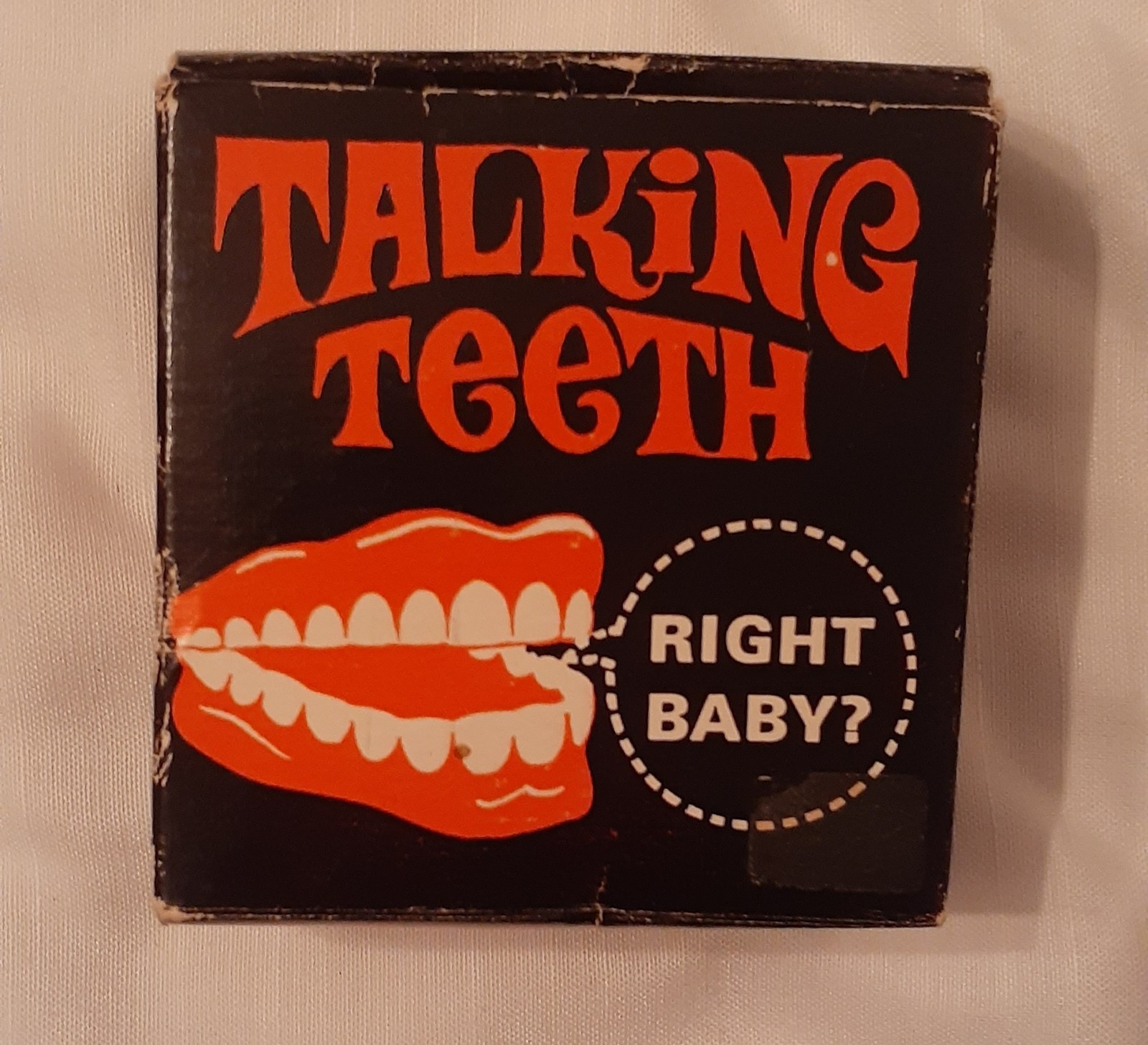 Fishlove & Co Wind-Up Talking Teeth w/Original Box (still Works) US Vintage 1970