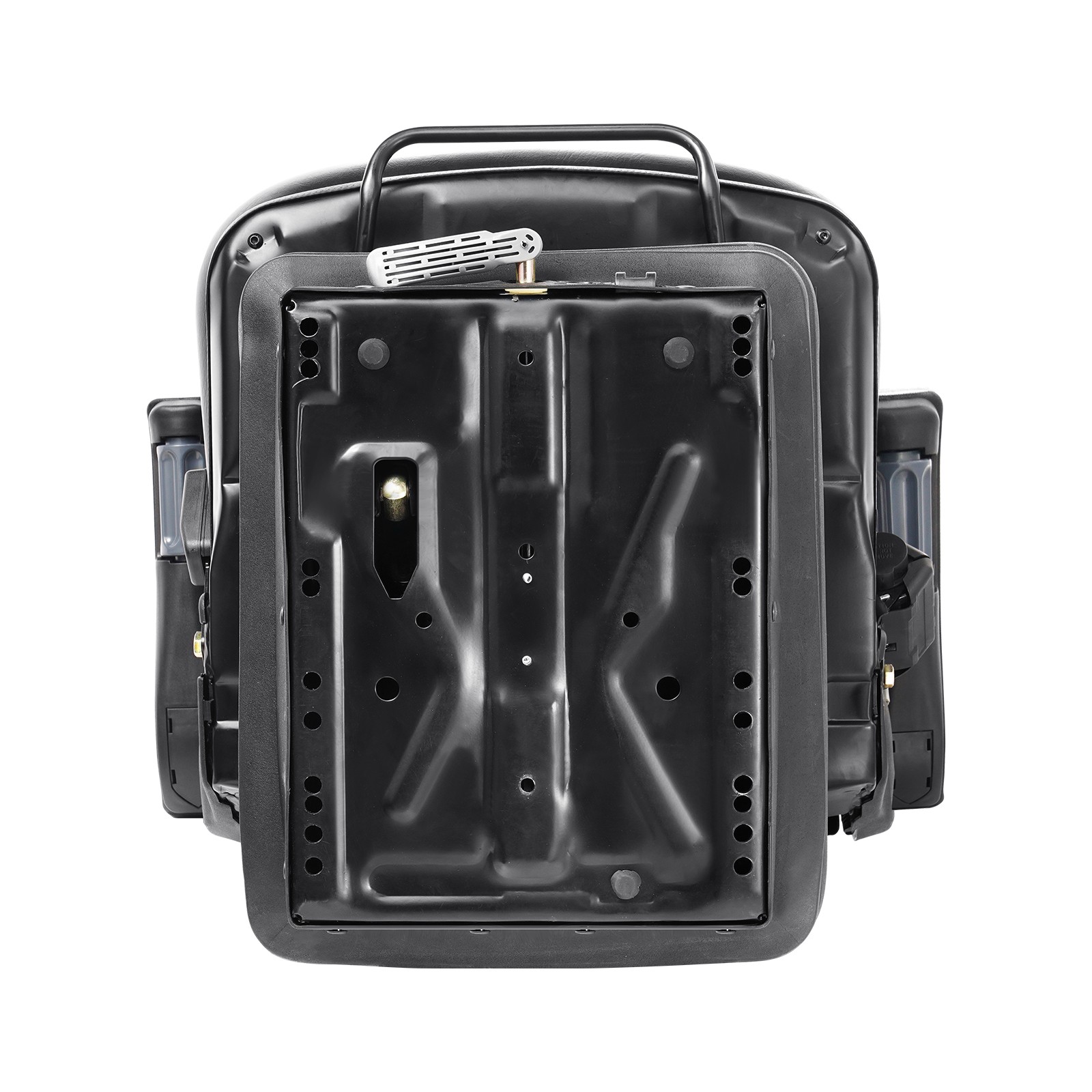 VEVOR Universal Forklift Seat Adjustable Tractor Seat with Seatbelt Armrests