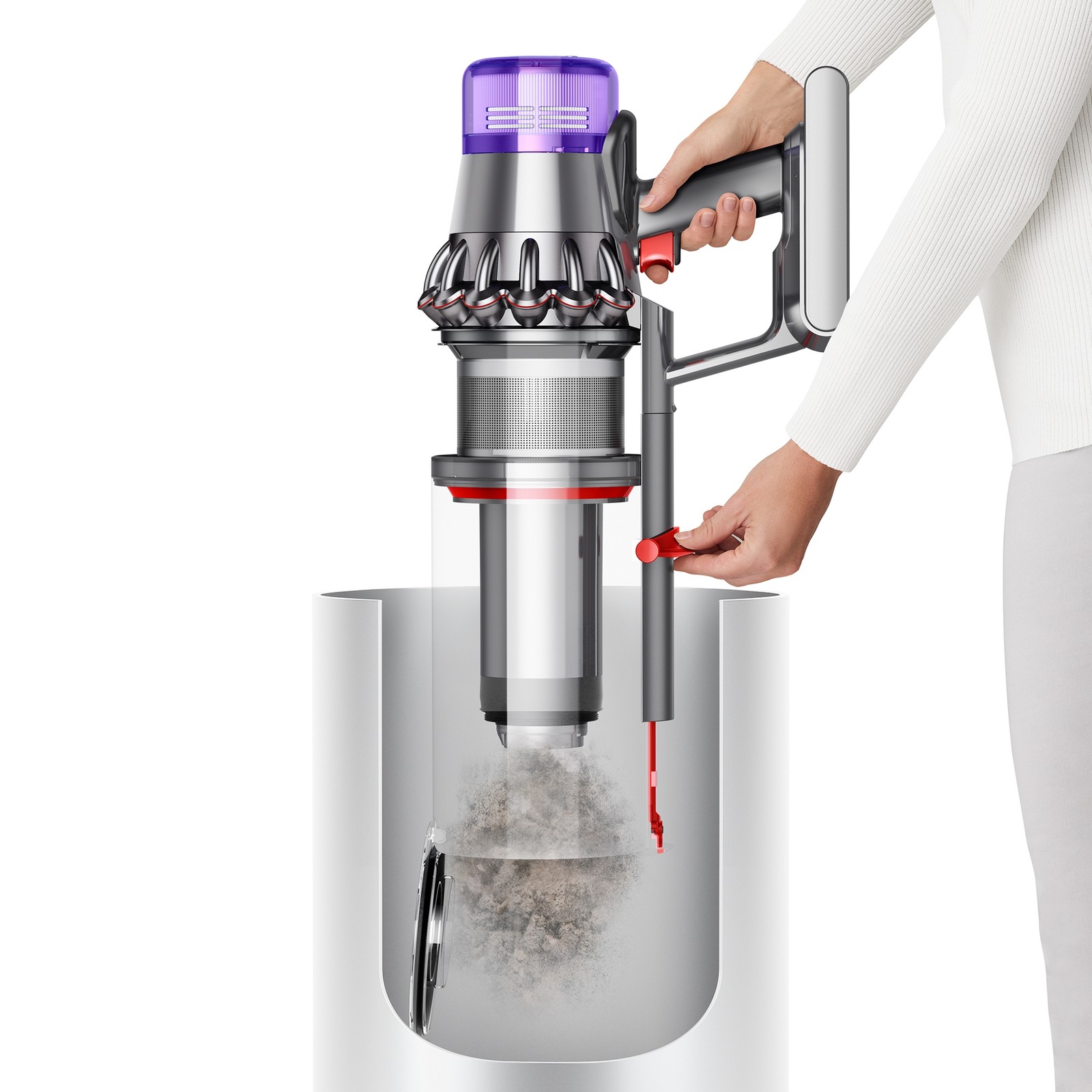 Dyson SV29 Outsize Extra Cordless Vacuum Cleaner | Nickel/Iron | Refurbished