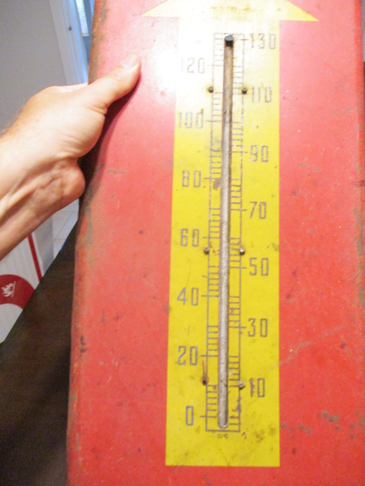 DRINK ROYAL CROWN COLA BEST BY TASTE-TEST 1952 THERMOMETER NEEDS TUBE