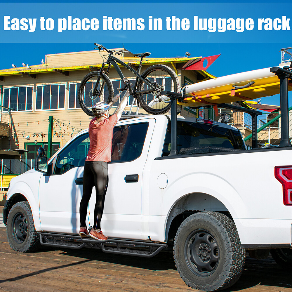 6" Drop Running Boards for 2007-2018 Jeep Wrangler JK 4 Door Side Step Nerf Bars