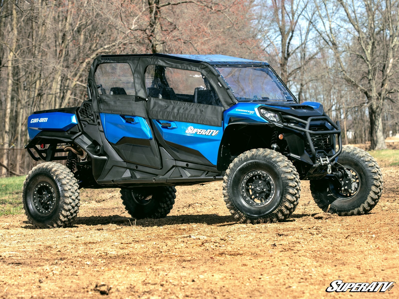 SuperATV Soft Cab Enclosure Doors for Can-Am Commander 1000 MAX (2021+)