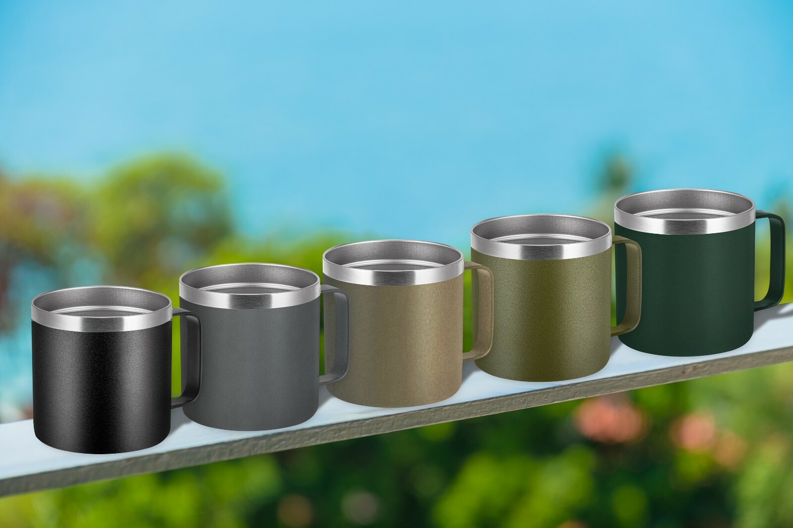 16oz Stainless Steel Mug Sip Lid Vacuum Double Wall Insulated Coffee Tumbler