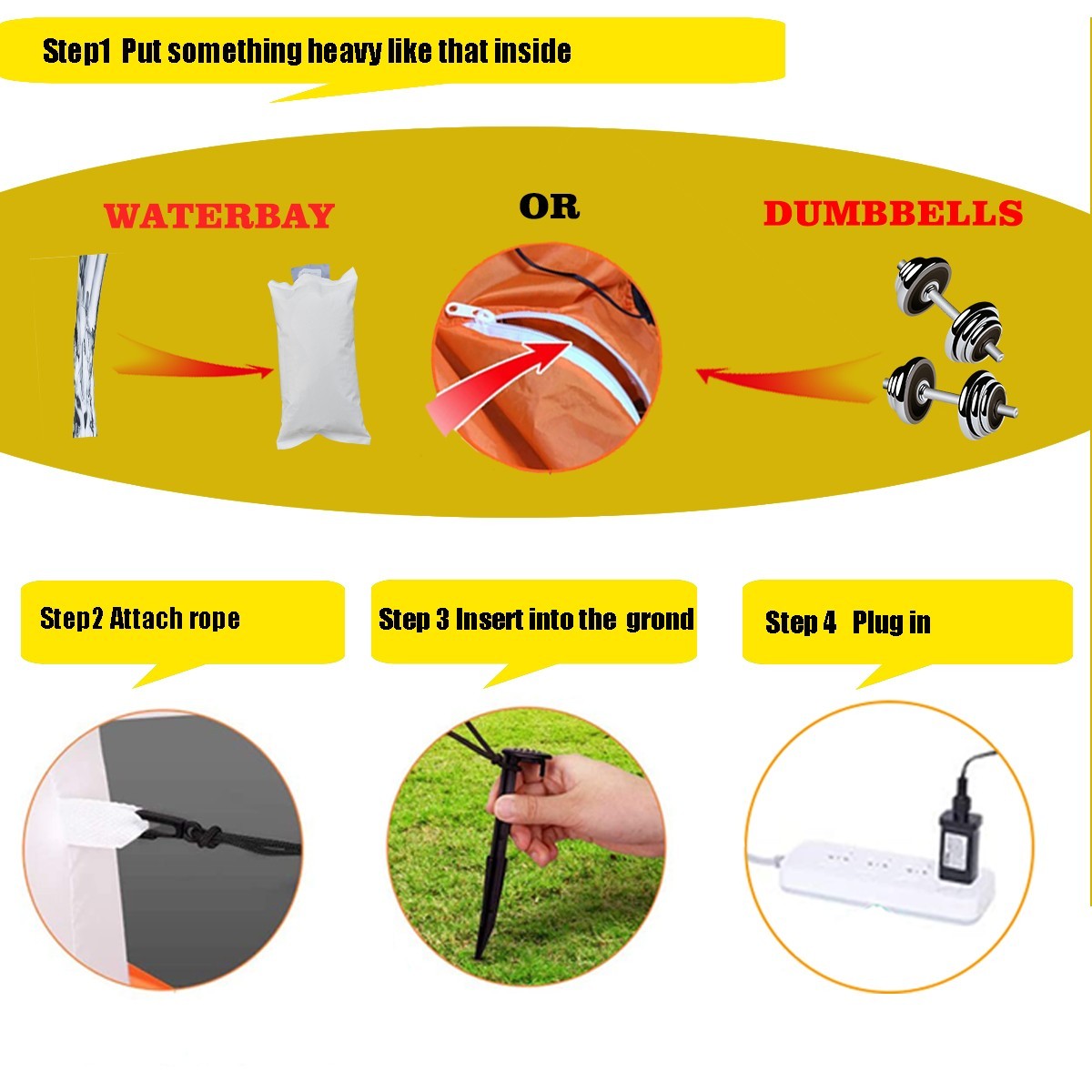 5FT Easter Inflatables Eggs Bunny Face with LED Lights 21003