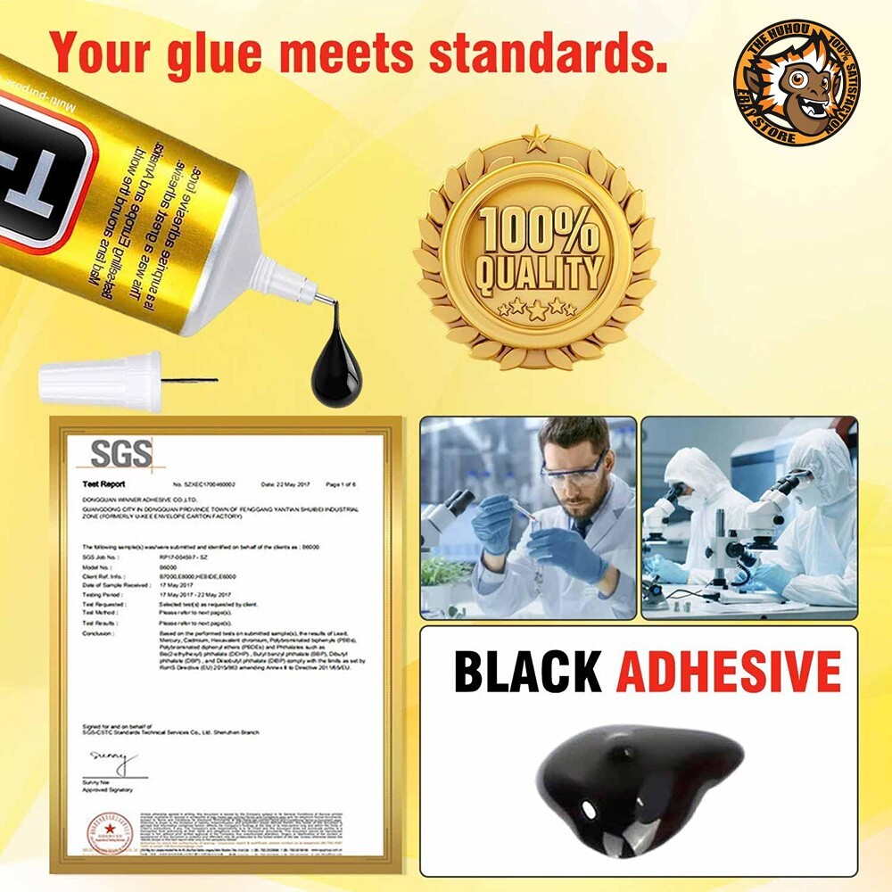 T-7000 Rhinestone Black Glue Multi-purpose For Jewelry Glass Phone Waterproof