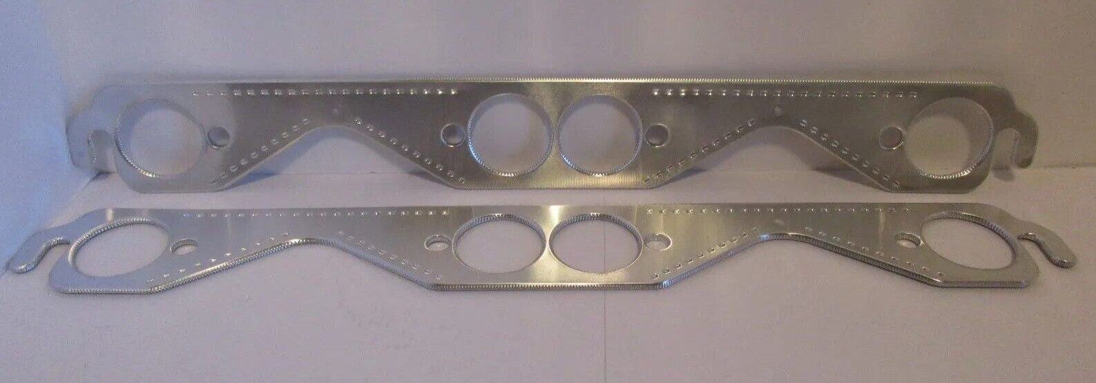 Small Block Chevy Aluminum Round Port Header Exhaust Gaskets Reusable SBC 350