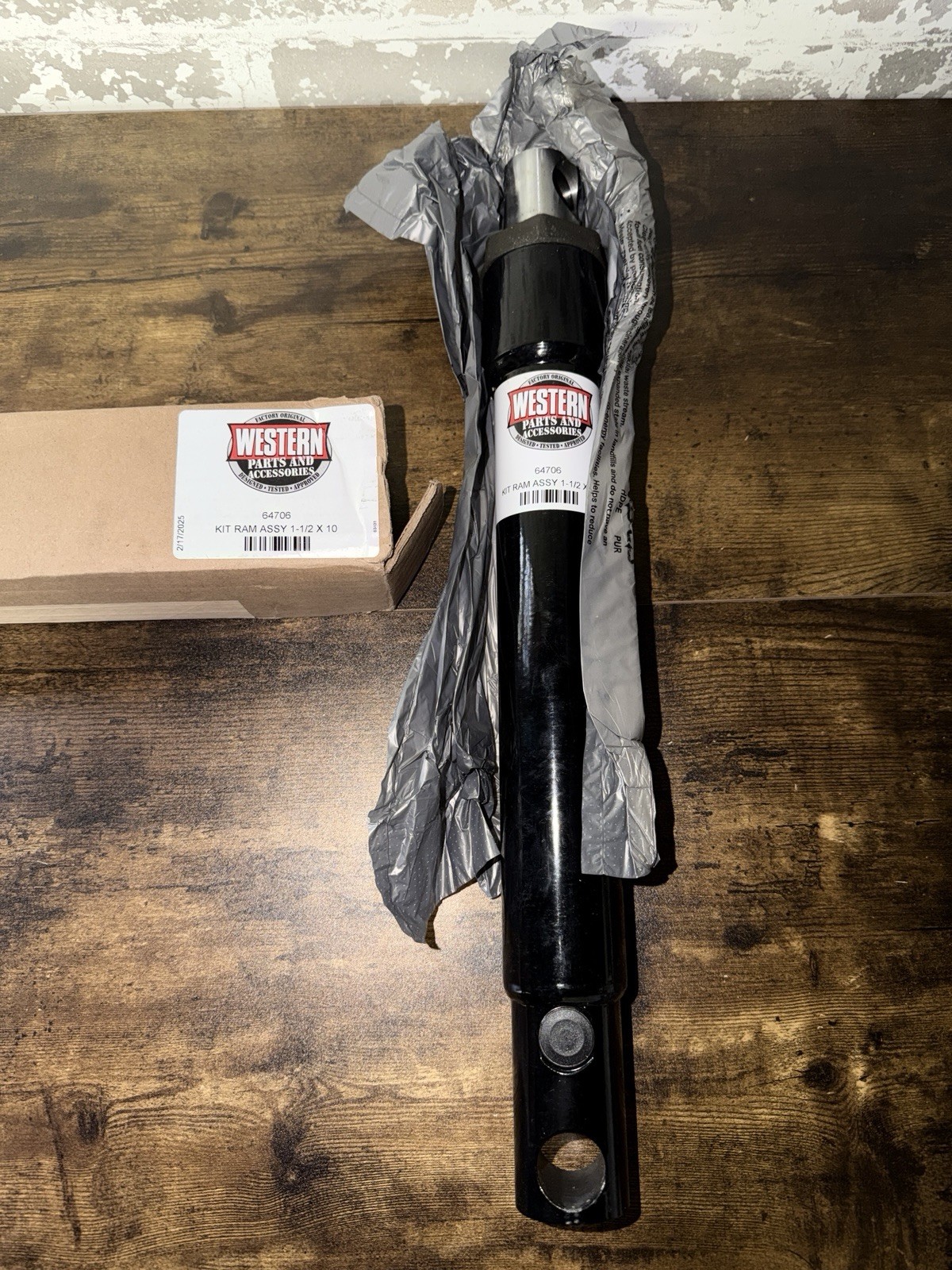 NEW! Western Midweight Snow Plow Angle Cylinder 64706 1.5x10 Series 2 Pro-Plow