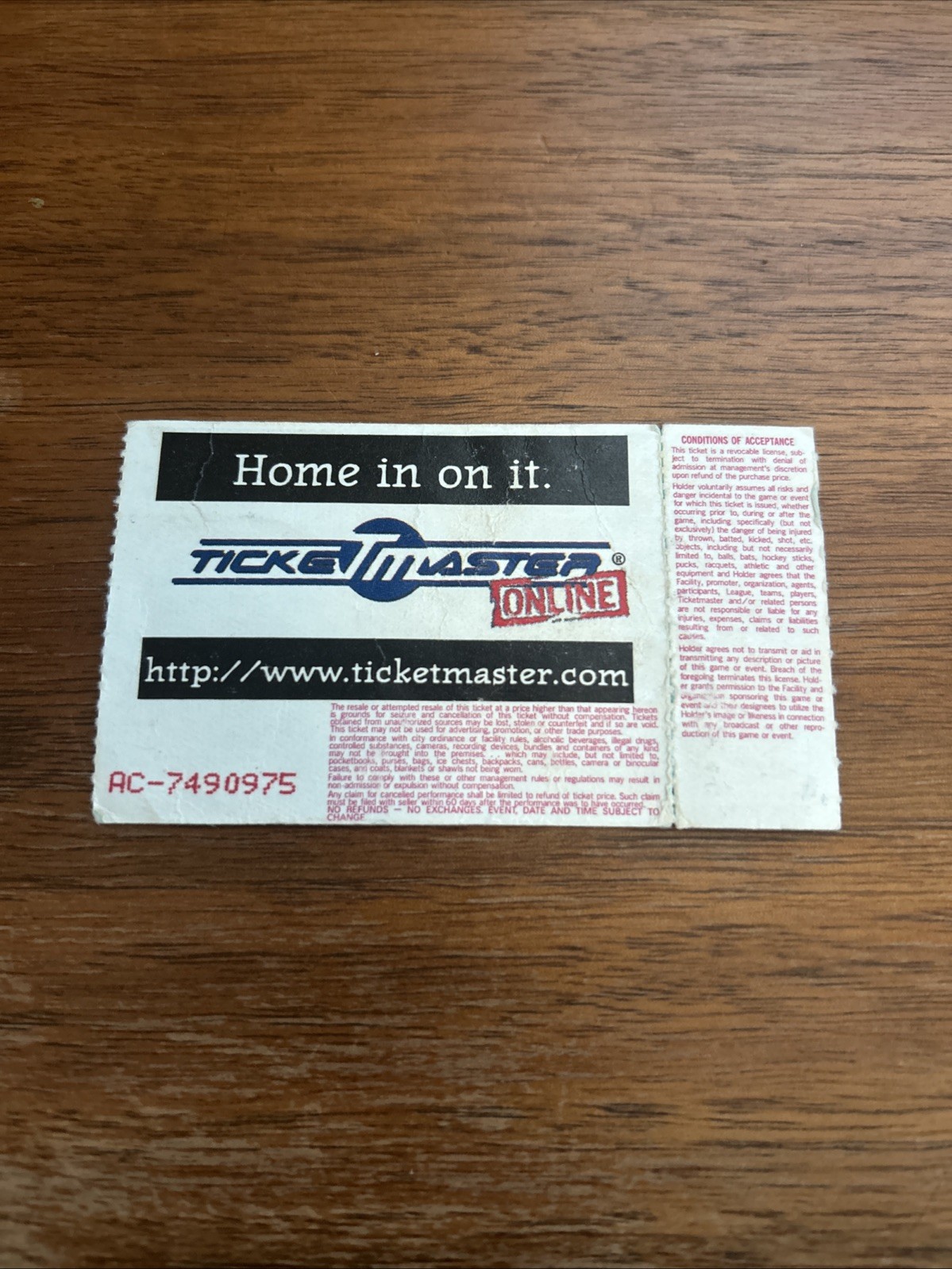 Neil Young & Crazy Horse w/Patti Smith 9/14/1996 Ticket Stub The Gorge George WA