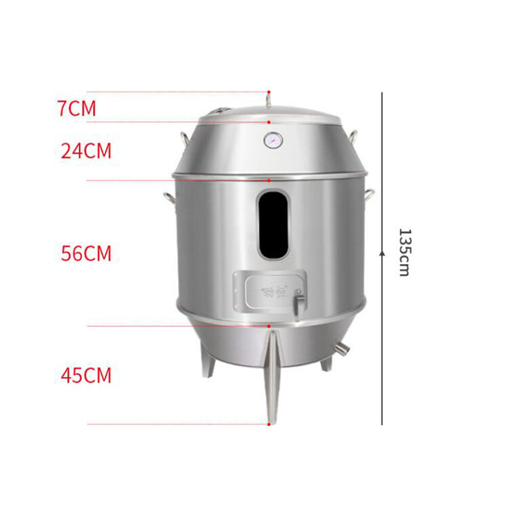 2800PA LP Gas Roast Duck Oven for Duck Chicken Pig Turkey Lamb Chop BBQ Cooking