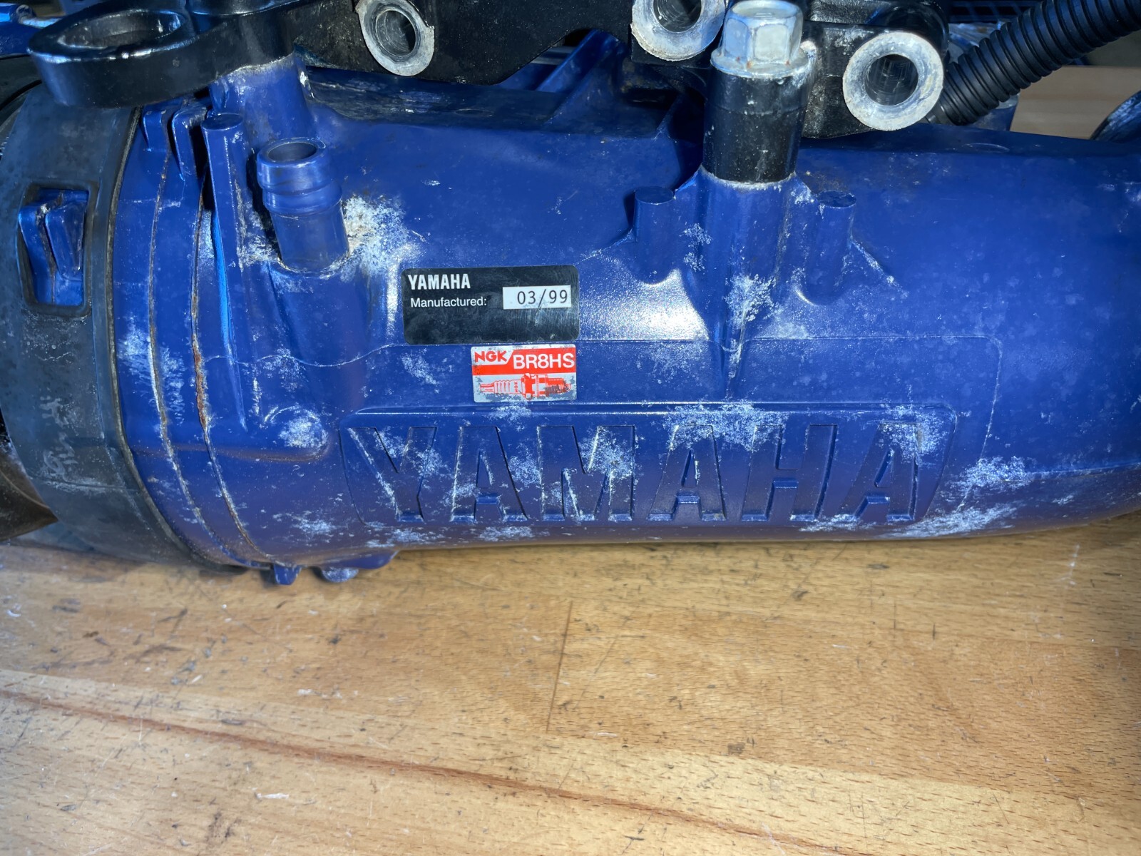 Yamaha 1999 SUV1200 65U OEM Complete Muffler Exhaust System Assy Fresh Water