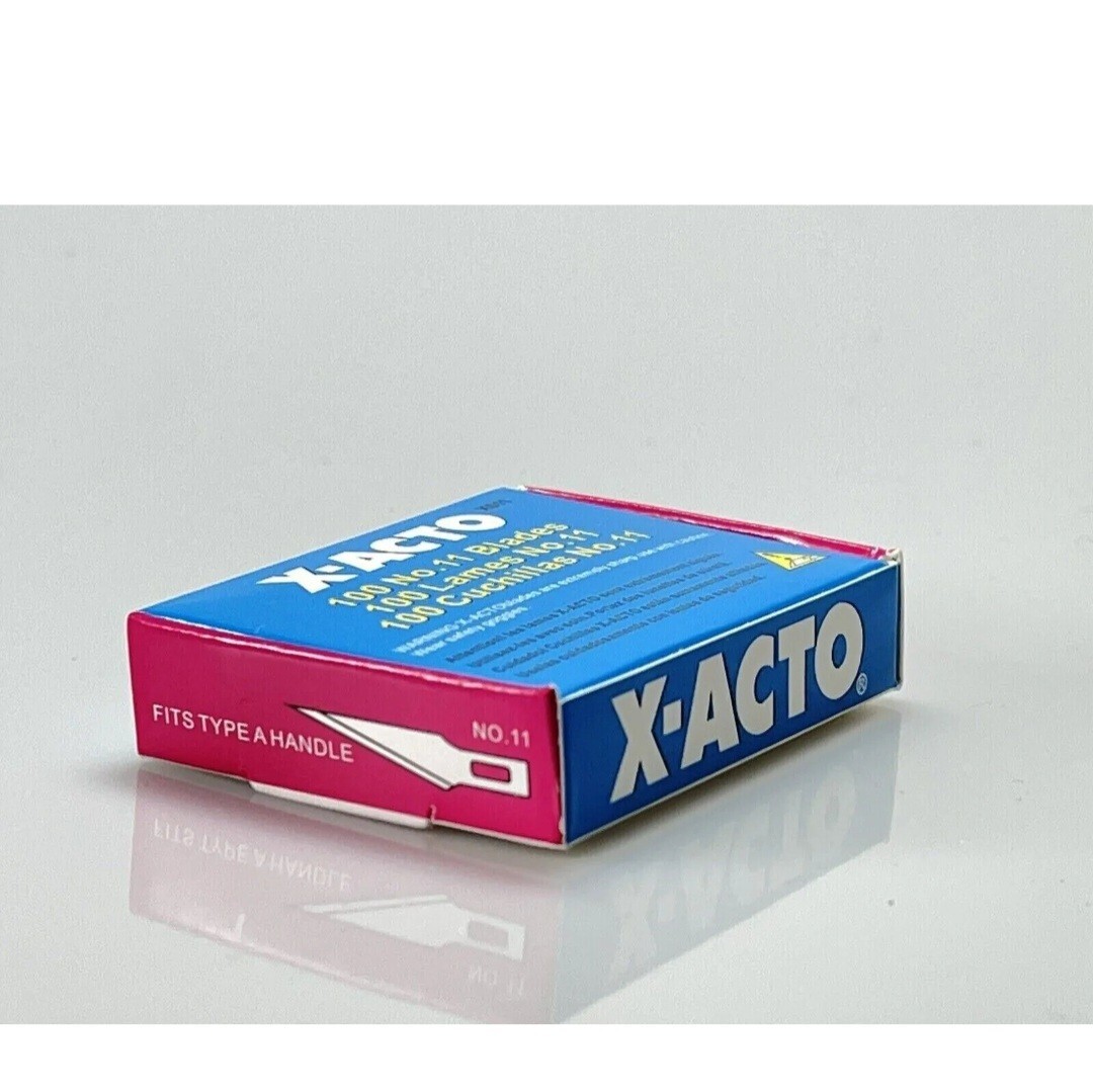 X-ACTO X611 100-Pc. No.11 Bulk Pack Blades for X-Acto Knives New