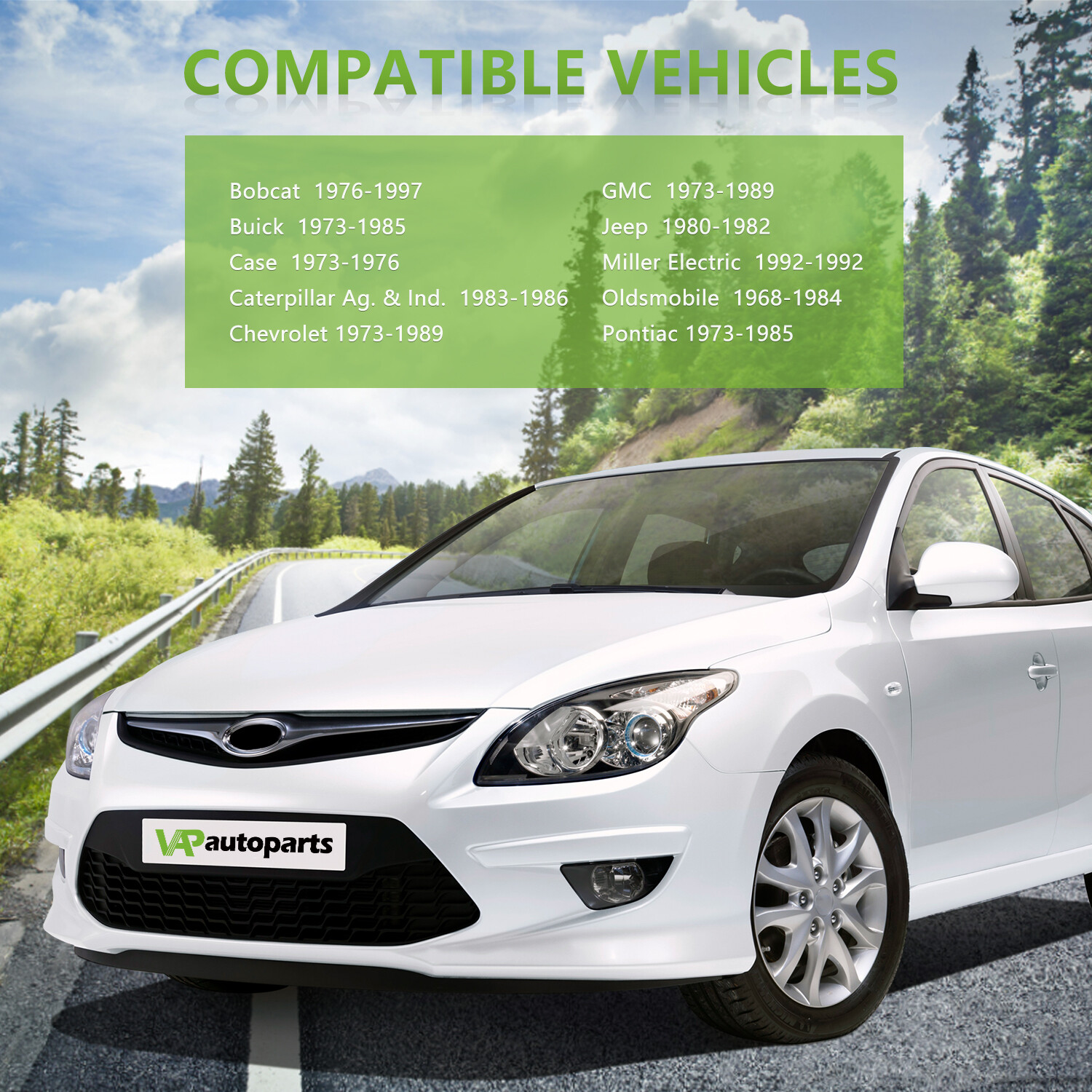 Alternator fits High Output 105Amp 1-Wire 10SI Self-exciting SBC BBC GM ADR0151